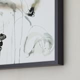 "quiet" - Art Print in inky black by ADRIENNE JACKSON - Frame Close-up