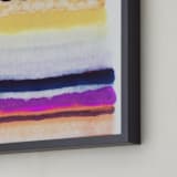 "Behind The Veil 2" - Art Print in Vibrant Cherry by HAPI ART - Frame Close-up