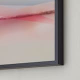 "Sailors Delight" - Art Print in Pink Skies by Karen Kardatzke - Frame Close-up