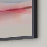 "Sailors Delight" - Art Print in Pink Skies by Karen Kardatzke - Frame Close-up