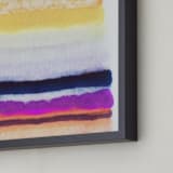 "Behind The Veil 2" - Art Print in Vibrant Cherry by HAPI ART - Frame Close-up