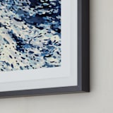 "Zuma" - Art Print in Sky Blue by Katie Craig - Frame Close-up