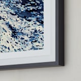 "Zuma" - Art Print in Sky Blue by Katie Craig - Frame Close-up