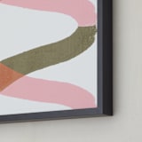 "Linked" - Art Print in Tutti Frutti by Bethania Lima - Frame Close-up