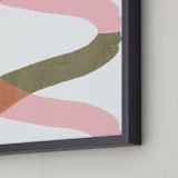 "Linked" - Art Print in Tutti Frutti by Bethania Lima - Frame Close-up