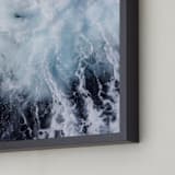 "Only Motion" - Art Print in Deep Sea by Carole Crohan - CaroleeXpressions - Frame Close-up