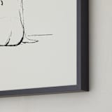 "Composed" - Art Print in Nude by A Conger - Frame Close-up