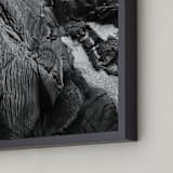 "Ancient rocks" - Art Print in Black&White by Lucia Coppola - Frame Close-up