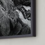 "Ancient rocks" - Art Print in Black&White by Lucia Coppola - Frame Close-up