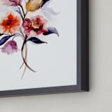 "Grecian Floral" - Art Print in Multi by Olivia Kanaley Inman - Frame Close-up