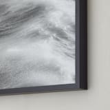 "Staten Sea 1" - Art Print in Silver Grey by Lisa Sundin - Frame Close-up