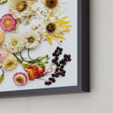 "Bloom Baby Bloom" - Art Print in Classic Rose by Theresa Bear - Frame Close-up