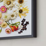 "Bloom Baby Bloom" - Art Print in Classic Rose by Theresa Bear - Frame Close-up