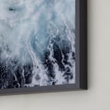 "Only Motion" - Art Print in Deep Sea by Carole Crohan - CaroleeXpressions - Frame Close-up