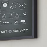"The Art of Paper" - Art Print in Charcoal by R studio - Frame Close-up
