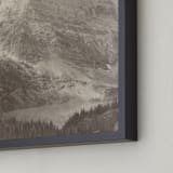 "Glacier National Park" - Art Print in Sepia by Brooke Chandler - Frame Close-up