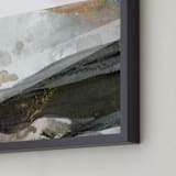"Earthen" - Art Print in Straw by Melanie Severin - Frame Close-up
