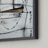 "Synthesis" - Art Print in Noir by Misty Hughes - Frame Close-up