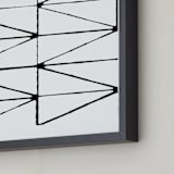 "visionary 2" - Art Print in deep black by trbdesign - Frame Close-up