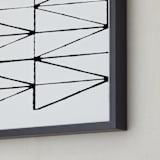 "visionary 2" - Art Print in deep black by trbdesign - Frame Close-up