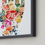 "Healer" - Art Print in Scarlet by Betty Hatchett - Frame Close-up