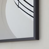 "Escape Routes #8" - Art Print in Antracite by Massimiliano Massimo Borelli - Frame Close-up