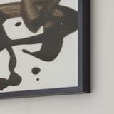 "Neutral Abstract" - Art Print in taupe by Cecily Hill Lowe - Frame Close-up