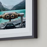 "Wild Blue Yonder" - Art Print in Glacier by Korry Brown - Frame Close-up