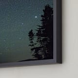 "Night Lights l" - Art Print in Night Sky by Debra Pruskowski - Frame Close-up
