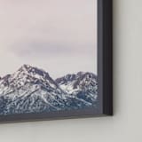 "mountains majesty" - Art Print in Pink by Korry Brown - Frame Close-up