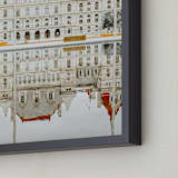 "Seeing Double" - Art Print in Saffron by Sadye Sagov - Frame Close-up