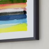 "Desert Island " - Art Print in multi by Kat Roberts - Frame Close-up