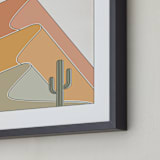 "Gradual Desert" - Art Print in Desert by Dana Beckwith - Frame Close-up