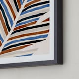 "Abstract Palm Leaf" - Art Print in Cinnamon by Iveta Angelova - Frame Close-up
