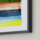 "Desert Island " - Art Print in multi by Kat Roberts - Frame Close-up