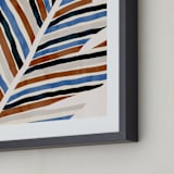 "Abstract Palm Leaf" - Art Print in Cinnamon by Iveta Angelova - Frame Close-up