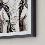 "In the Room II" - Art Print in Elephant Grey by Holly Royval - Frame Close-up