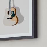 "Guitarra" - Art Print in Guitar by Alicia Youngken - Frame Close-up