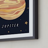 "Solar System III (Jupiter)" - Art Print in Night by Elly - Frame Close-up