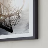 "Hoop Sunflare" - Art Print in Sky by Beth Murphy - Frame Close-up