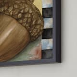 "Autumn II" - Art Print in Pale Blue by Stephanie Toral - Frame Close-up