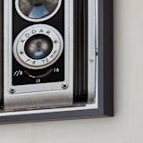 "Mid Century Moments" - Art Print in camera black by Sheila Corcoran - Frame Close-up