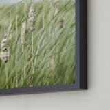"Summer grass one" - Art Print in summer green by Stacy Cooke - Frame Close-up