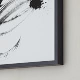 "Crescendo" - Art Print in Black by Misty Hughes - Frame Close-up