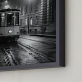 "Waiting For Ghosts" - Art Print in Foggy Black by Mark Kirby - Frame Close-up
