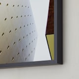 "Mid Wilshire Wall" - Art Print in light concrete by GLEAUX Art Photo Design - Frame Close-up
