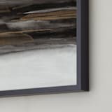 "Redemption" - Art Print in black, white and gold by Heidi Jantz - Frame Close-up