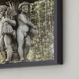 "Fontaine du Cirque" - Art Print in Moody Clay by Anne Ciotola - Frame Close-up