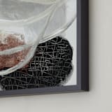 "Additional gradation" - Art Print in Gris gradation by Bethania Lima - Frame Close-up