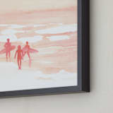 "Orange Sky" - Art Print in Orange Sherbert by Jenny Partrite - Frame Close-up